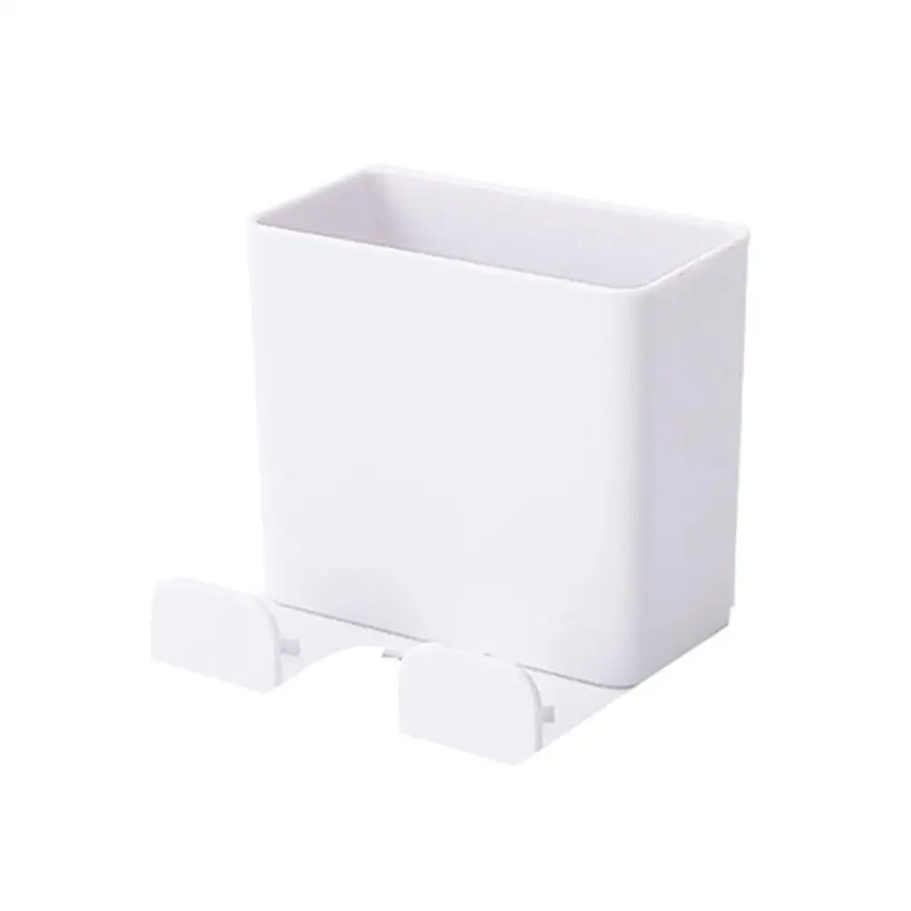 

1pcs Wall Mounted Organizer Storage Box Remote Control Air Conditioner Storage Case Mobile Phone Plug Holder Stand Container