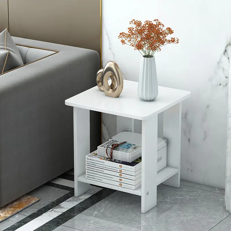 Nordic Style Bedside Table Bedroom Furniture Solid Wood Nightstands Living Room Table Simple And Modern Night Stand Coffee