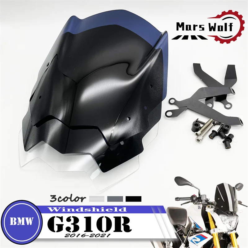 

Его для BMW G310R g310r 2016 2017 2018 2019 2020 2021 мотоциклетный ветровой экран