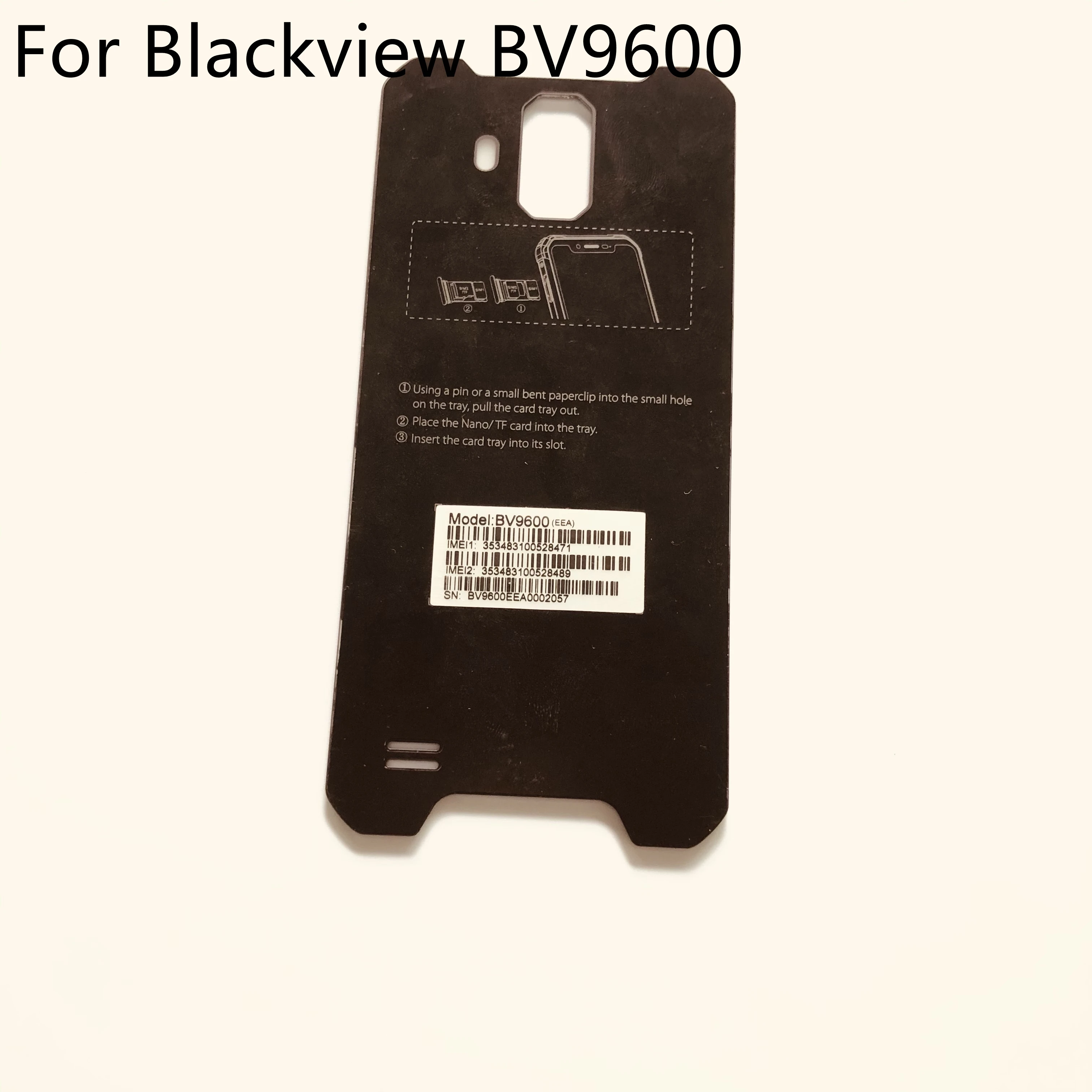 Blackview BV9600 Original Used Battery Case Cover Back Shell For MTK6771T 6.2&quot 2248*1080 Smartphone | Мобильные телефоны и
