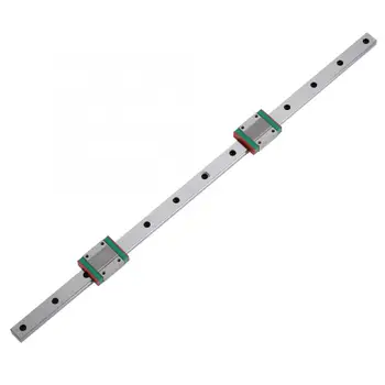 

1Set Miniature Linear Sliding Guide Rails High Accuracy 500mm Length slide rail With 2 Blocks Set Silver linear rail Wholesale
