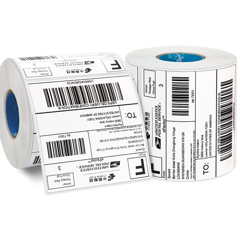 Thermal Shipping Label Paper 100*100/120/150/160/170/200/210 Barcode Express Sticker Waterproof Oil-proof and Alcohol-proof | Компьютеры и