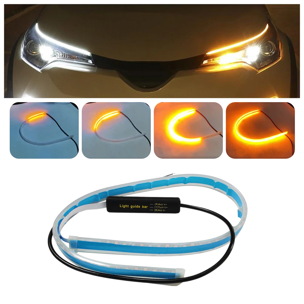 CROSSFOX 2x Автомобильные дневные ходовые огни светодиодный DRL Поворотная сигнальная