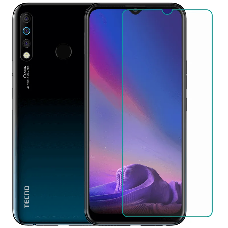 Закаленное стекло HD для TECNO Camon 12 / 12Pro PRO 9H 2.5D тонкая защитная пленка ЖК-экрана