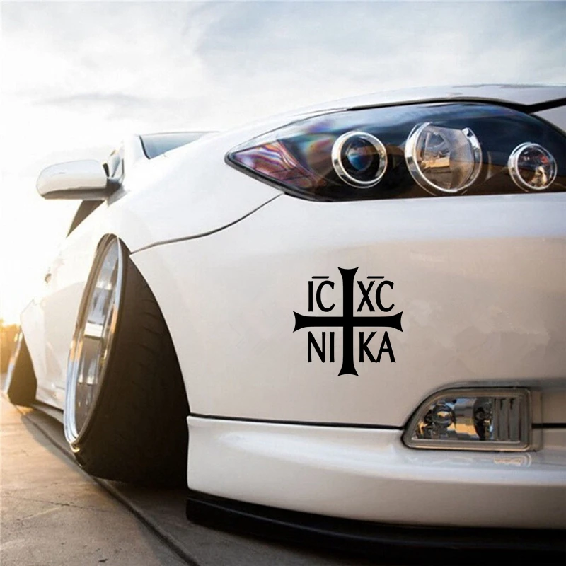 Orthodox Christianity Ic XC ni ka car sticker vinyl decal waterproof 30300# Various Sizes/Colors for truck bumper car sticker car stickers car body stickers