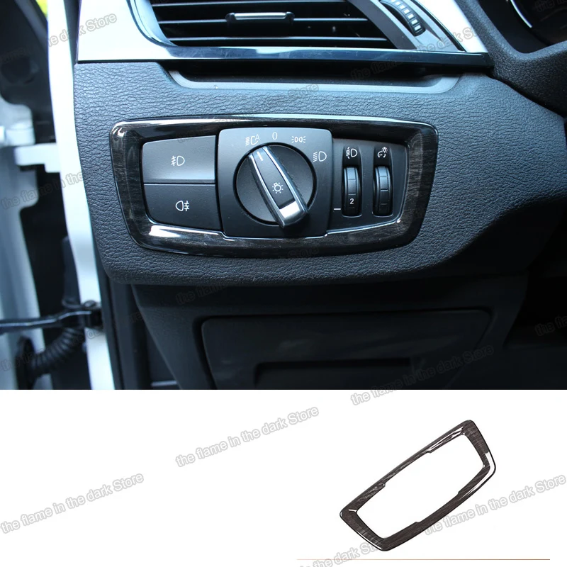 Lsrtw2017 для Bmw X1 X2 F48 F39 кнопка переключения автомобильной фары рамка аксессуары