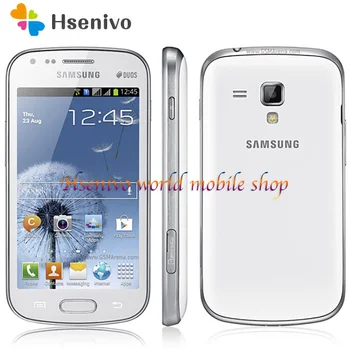 

Samsung Galaxy S Duos S7562 1500mAh 5MP 4.0' 3G GSM/WCDMA Dual SIM Card Cellphone Free Shipping