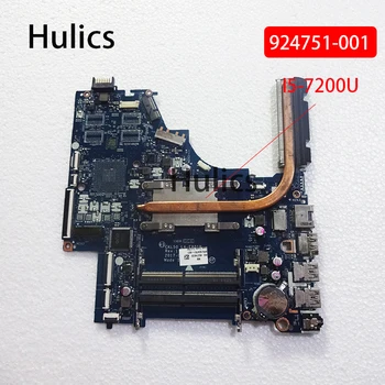 

Hulics Original LA-E801P For HP 15-BS Laptop Motherboard 924751-601 924751-001 924751-501 With i5-7200U DDR4 heatsink