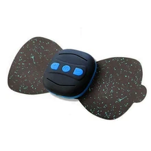 Медицинский Электрический массажер для спины и шеи, портативный мини-массажер для ног, клей, вибрация, облегчение боли в талии, для дома и офиса, стимулятор шейки матки