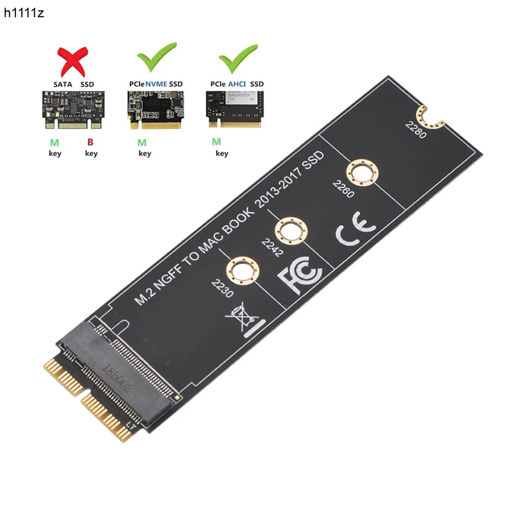 M.2 Nvme Ssd Convert Adapter Card For Air Pro Retina 2013-2017 Nvme/ahci Ssd Upgraded Kit For A1465 A1398 A1502 - Memory Card Adapters - AliExpress