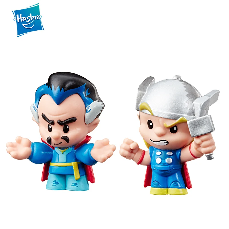Hasbro Marvel Мини супергерой глухая коробка серии Мстители Железный человек Капитан Америка Халк Черная пантера Tonys Raytheon модель коробки