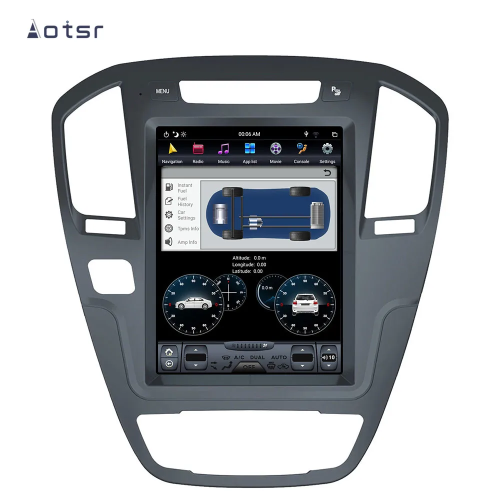 Android 8,1 10," Tesla стиль автомобильный Радио gps навигация для Buick Regal 2008-2013 магнитофон головное устройство мультимедийный плеер
