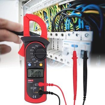 

UNI-T UT202A 400-600A Ditgital Current Clamp Meters Diagnostic Tool Resistance Tester NCV Test DC/AC Multimeter