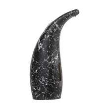 Black Marble Touchless Hand Sanitizer Dispenser, 300ml Soap Dispenser, Automatic Gel Liquid Dispenser for Bathroom Kitchen Table