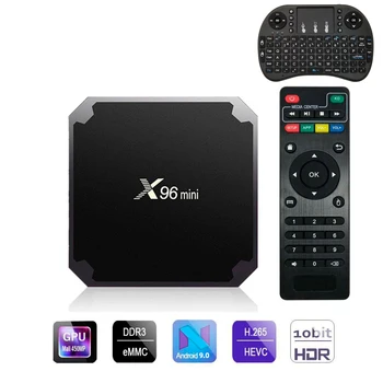 

New Android 9.0 X96 Mini TV BOX 1GB 8GB AMLOGIC S905W QUAD CORE SUPPORT 2.4GWIFI H.265 X96MINI MEDIA PLAYER