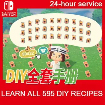 

Animal Crossing New Horizons Item for Nintendo Switch Fly to my island and learn ALL 595 DIY RECIPES Golden /Nook Miles Ticket