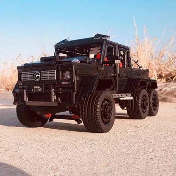 

Benz 6x6 MOC LAND CRUISER Off-road Car Truck compatible with SUV model building block bricks kid toys Christmas Gift Boy Technic