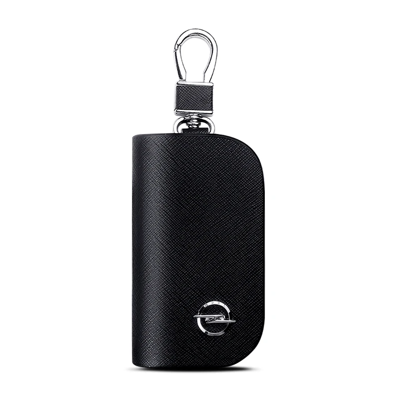 B-OPEL Black 1 шт. PU кожаный Автомобильный ключ кошельки Брелок для ключей для мужчин и женщин Ключница на молнии сумка для Opel Insignia Astra H J Zafira Corsa Vectra - Название цвета: B-OPEL Black
