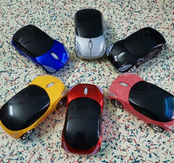 

Stock supply of wireless 2.4g Ferrari car model mouse gift sports car mouse