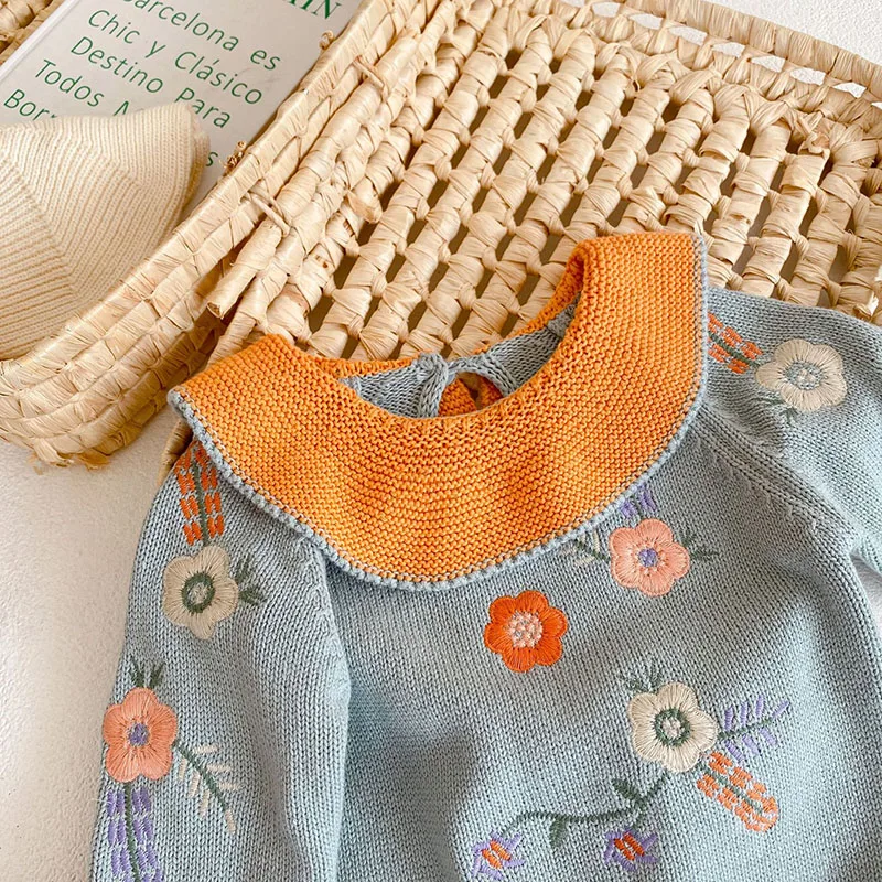 Toddler Girls Sweater And Knit Bloomer Set