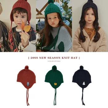 

Kids Hat Baby Girl Boy Autumn Winter Hat Outdoor Soft Warm Knit Hat and Scarf Baby Accessories Newborn