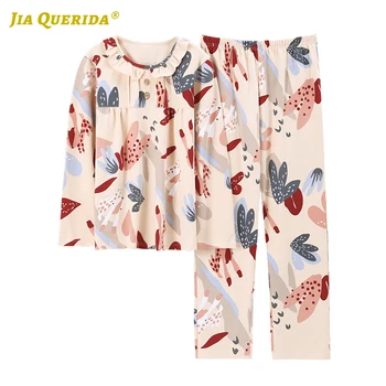 

New Soft Long Sleeve Long Pants Spring Autumn Homesuit Homeclothes Sleepwear Fashion Style Casual Style Pajamas Set Pj Set