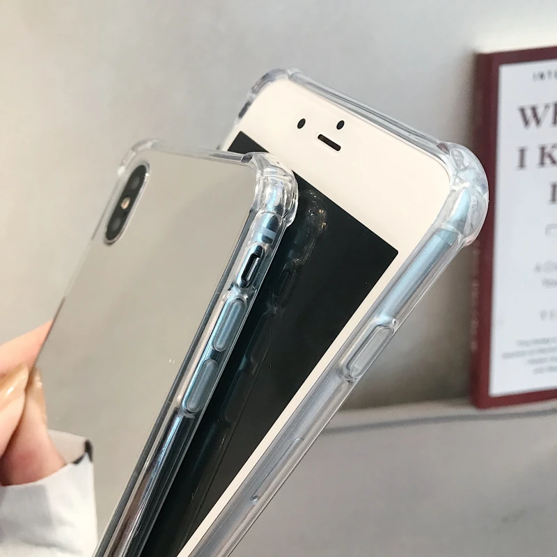 Чехол с полным зеркалом Airbag ДЛЯ iphone 11 Pro MAX 6 6s 8 7 Plus 10 X XS XR Dropproof мягкий акриловый чехол