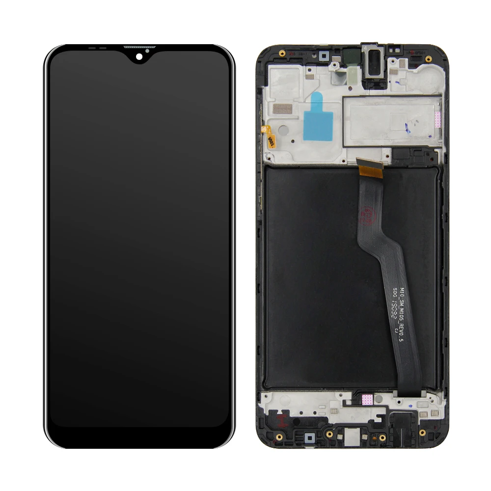 Для Samsung Galaxy A10 2019 A105 A105F A105M SM-A105F цифровой преобразователь сенсорного ввода с