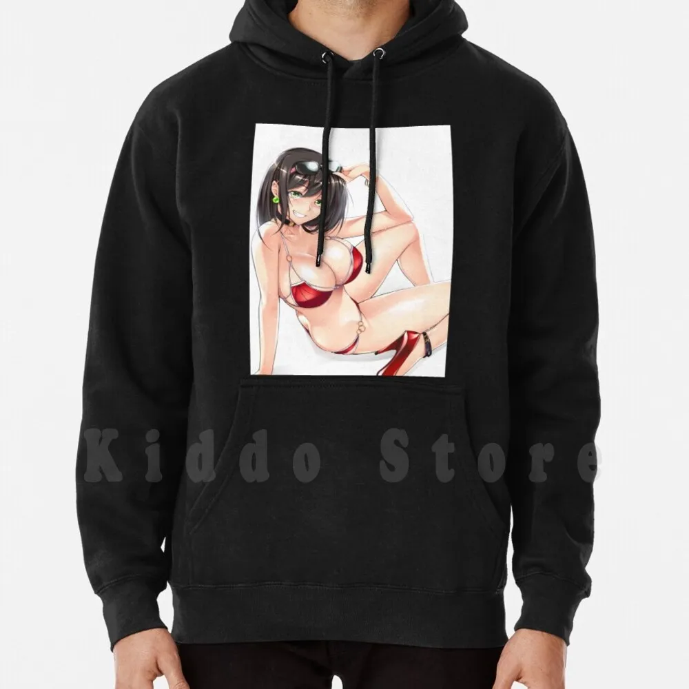 

Succulent Anime Babe 17 hoodie long sleeve Sexy Hentai Ecchi Erotic Lewd Tits Titties Hot Chick Womens Girls