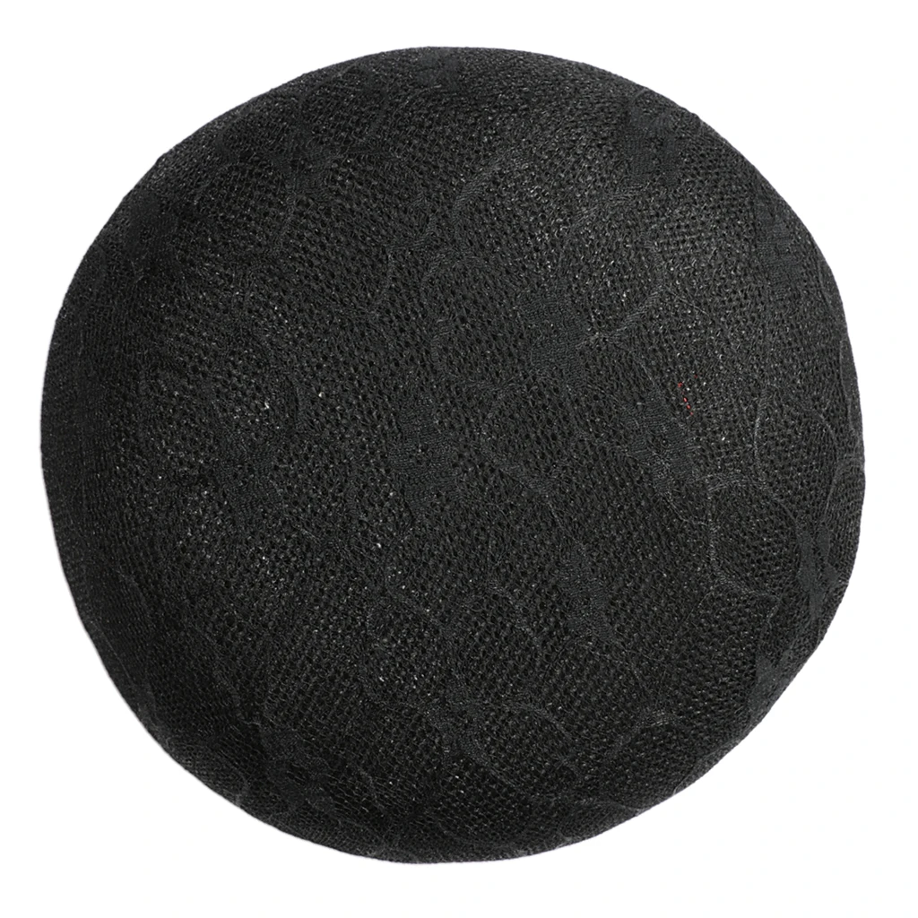 Vintage Woman Ladies Lace Millinery Hats Fascinator Base Hair Hat Accessory Black