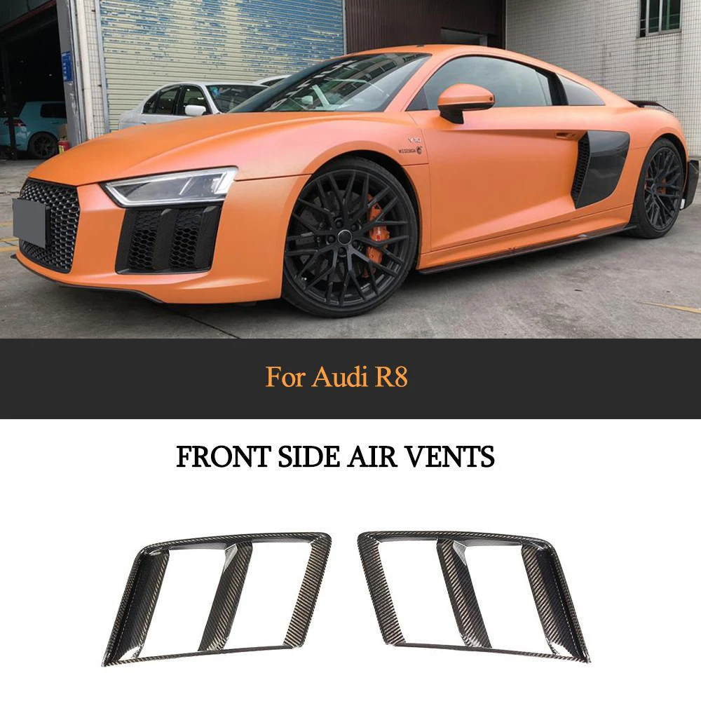Автомобильный ПТФ в передний бампер накладка лампы для Audi R8- Автомобильная передняя лампа воздушные накладки для вентиляционных отверстий