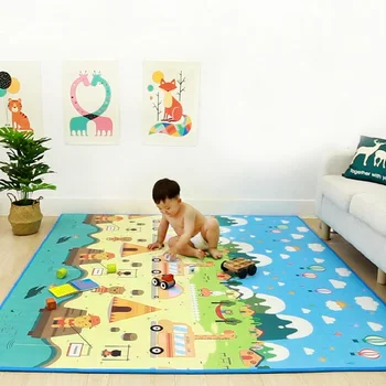 

Children's Puzzle Carpet Baby Game Mat Foam Soft Floor Gym Activity Carpet Children's Non-slip Reversible Waterproof Toy Game