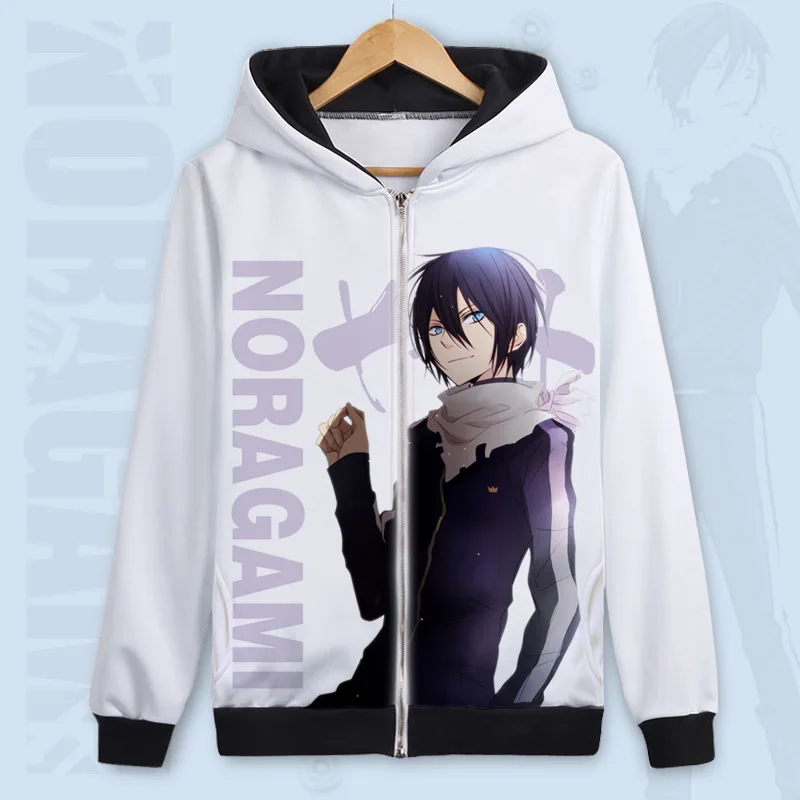 Noragami YATO Iki hijori толстовка с капюшоном, костюм для косплея для мужчин и женщин, модная мультяшная куртка с капюшоном, школьная форма для студентов - Цвет: Светло-зеленый