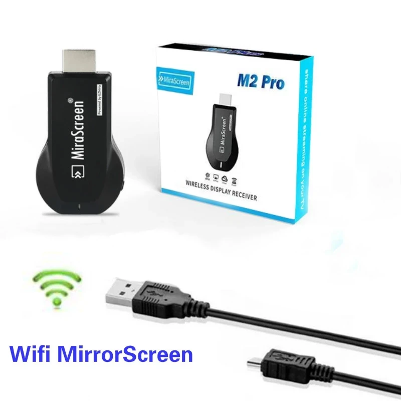 Mirascreen M2 Pro TV Stick Wifi Display Receiver Stream Cast Anycast DLNA Miracast Airplay Mirror Screen Android TV Dongle tv stick silicone