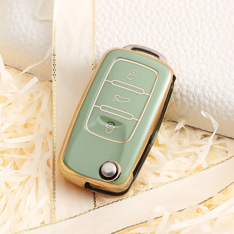 Car Key Case Cover Key Bag For Volkswagen Vw Golf 3 4 5 6 Mk4 Mk6