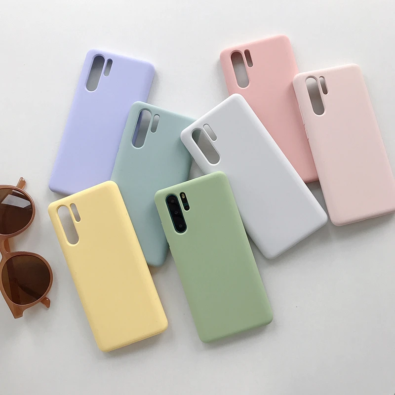 Official original style Silicone Case For huawei P30 20 10 Mate 30 Pro lite Cover Honor 9 PSmart Nova |