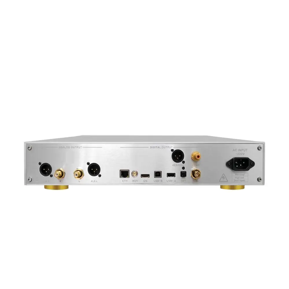 AK4497-Silver Hxmelody HX500 AK4497 цифровой DAC плеер без потерь Master/PCM768K/DSD1024/DST прямое решение - Цвет: AK4497-Silver