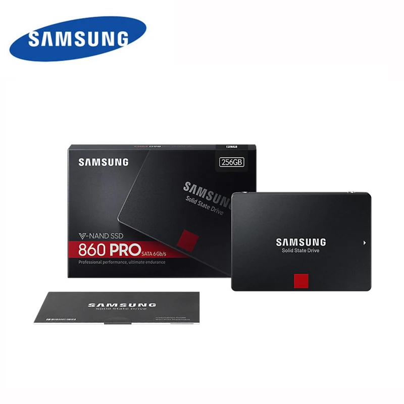SAMSUNG SSD 860 PRO 256GB 512GB 1 ТБ Внутренний твердотельный диск HDD MLC SATA III 2 5 дюйма для