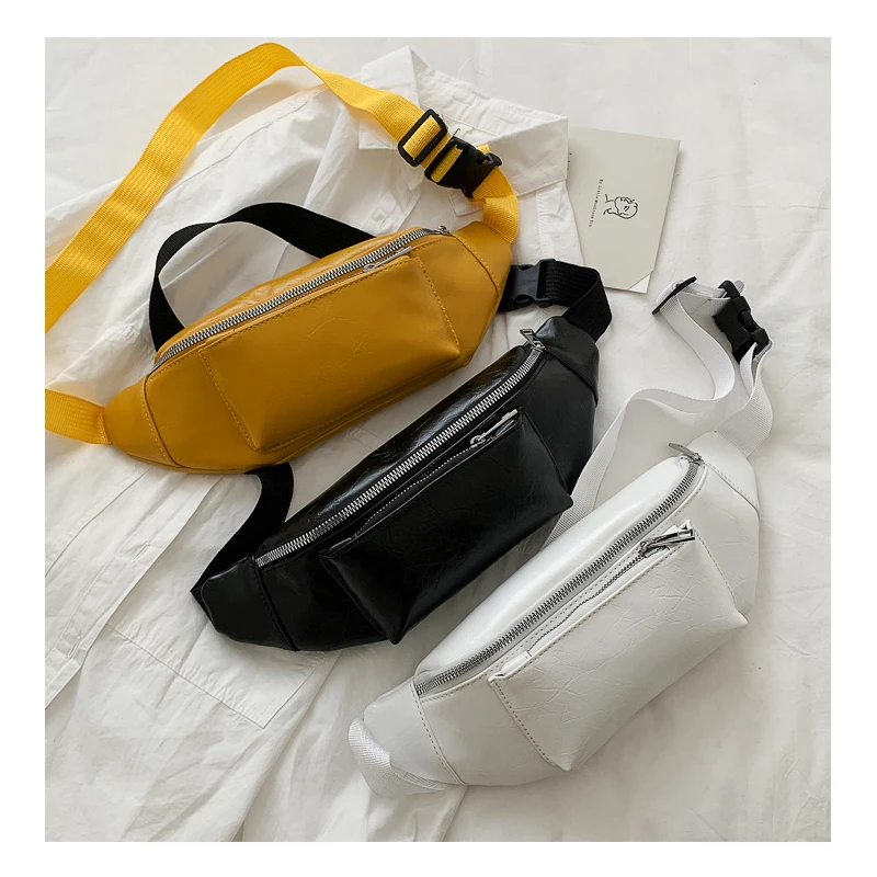 

Belt Bag Waist Money Packs for Women's Designer Brand Luxury Bag High Quality Women PU Leather Phone Bag Fanny Pack Message Bag
