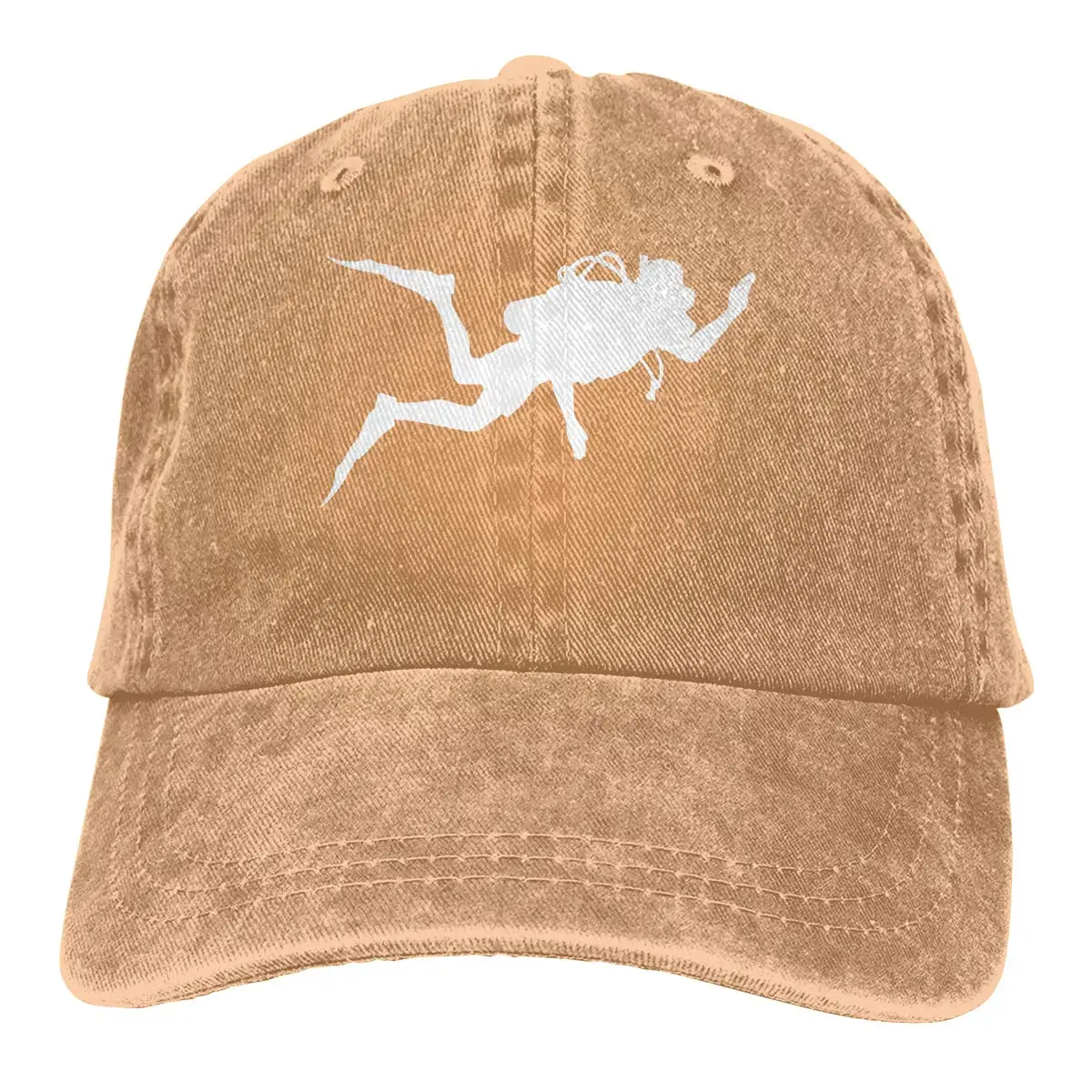 Мужская/Женская Регулируемая бейсбольная Кепка из джинсовой ткани s для подводного плавания-1 Простая Кепка