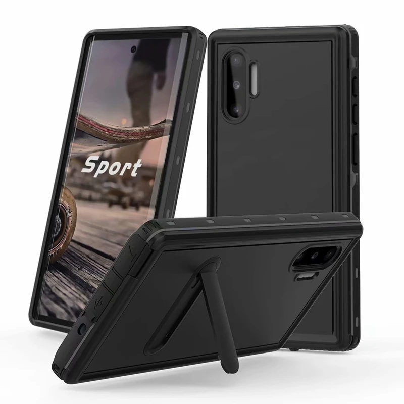

Waterproof Case For Samsung Galaxy Note 10 Outdoor Motion Anti-fall Cover For Samsung Galaxy Note 10 Plus Case Bring Support