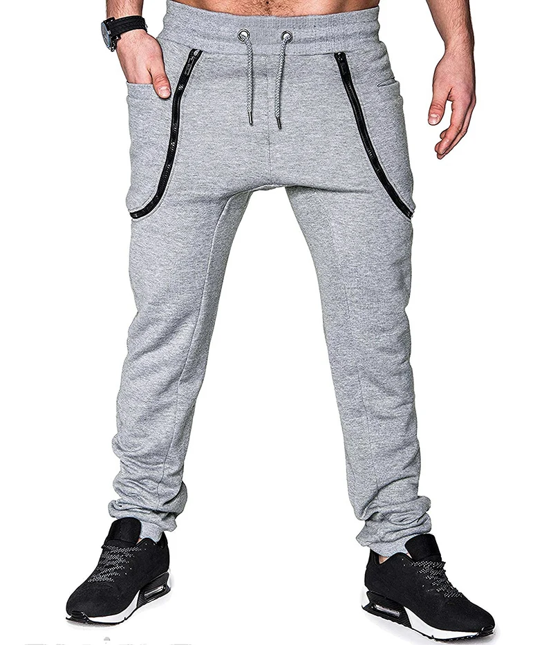 Мужские штаны уличная джоггеры Pantalon Hombre chandal зимние свободные камуфляжные хип-хоп Длинные шаровары мужские высокие уличные - Цвет: Серый