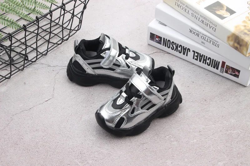 Children Casual Shoes Girls Sneaker For Running Boys Casual Shoes Outdoor Anti-Slippery Leather Kids Shoe Sneaker 1-6Y