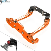 Мотоциклетная рамка для номерного знака, алюминиевая рама, Регулируемый угловой держатель, универсальный для KTM RC 125 RC 200 RC 390 RC8 950 SM 990 SM