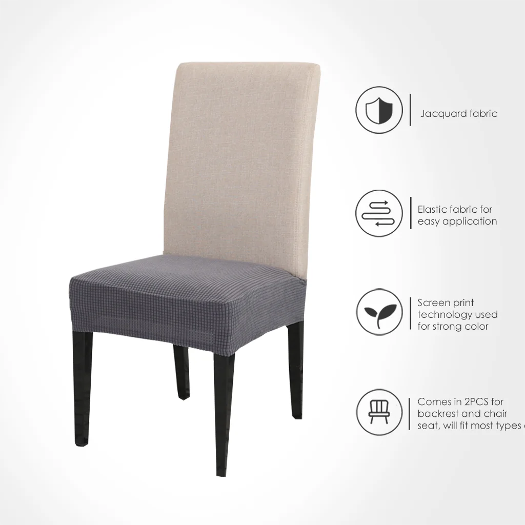 kati yemek sandalye kilifi elastik yarim sarili koltuk durumda mutfak dugun ziyafet otel sandalye minderleri kapak cikarilabilir yikanabilir chair cover aliexpress