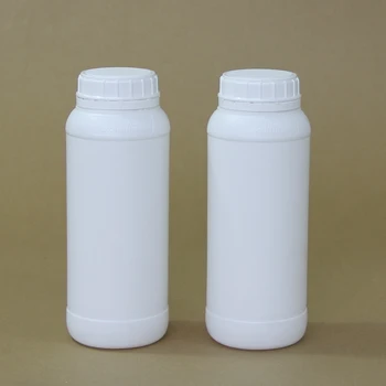 

2PCS Empty fluorinated bottles with Tamper Evident Lid 1000ML wide mouth fertilizer container Food Grade material