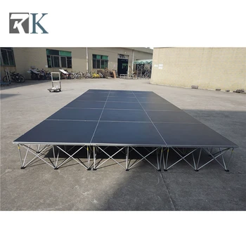 

1M*1m easy set up portable platform wooden stage desk for concert wedding event truss
