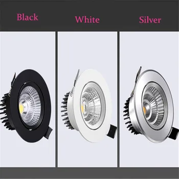 

Dimmable LED Downlight COB Ceiling Spot Lighting 5W 9W 12W15W 20W Led Bulb Bedroom Kitchen Indoor ceiling recessed Home lighting