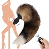 Remote Vibrating Anal Plug Tail Anal Vibrator Sex Toys Butt Plug Fox Tail for Women Man Anal Dildo Masturbator Prostate Massager 1