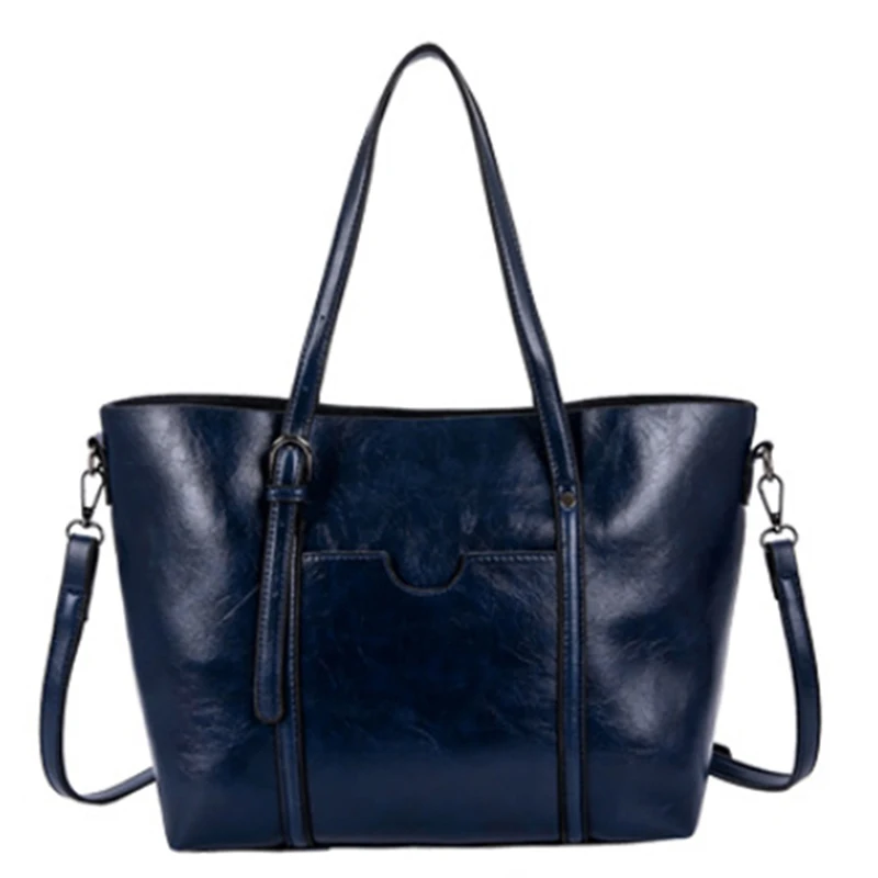 Navy blue Shouder сумка модная женская сумка из искусственной кожи сумки через плечо для женщин клатч модная сумка-мессенджер - Цвет: Navy blue